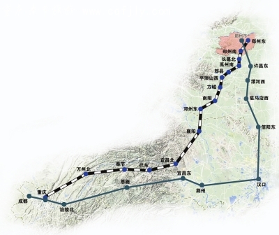 郑万铁路要在河南设9个站点构建一小时经济圈